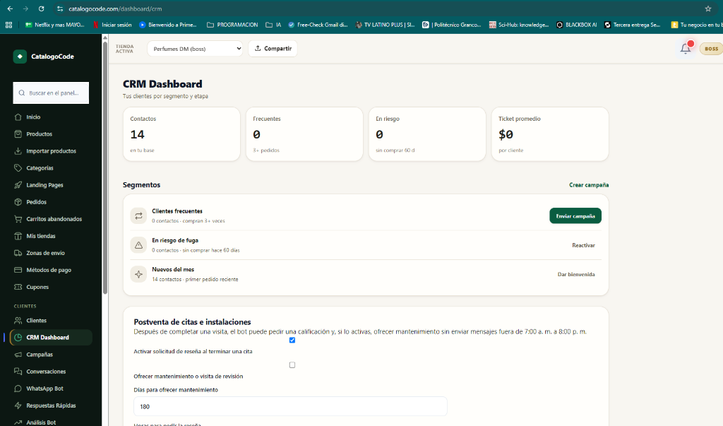 CRM Dashboard