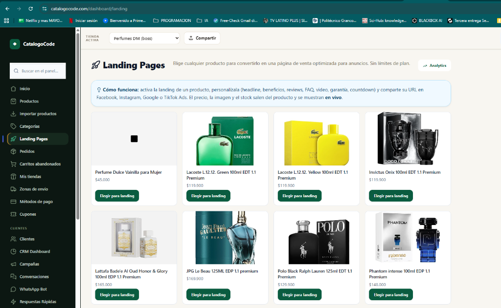 Landing Pages