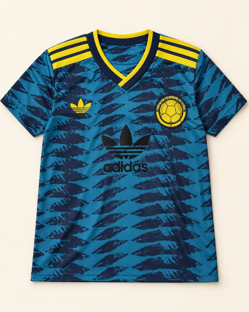 Camiseta Selección Colombia Edición Retro Originals Azul
